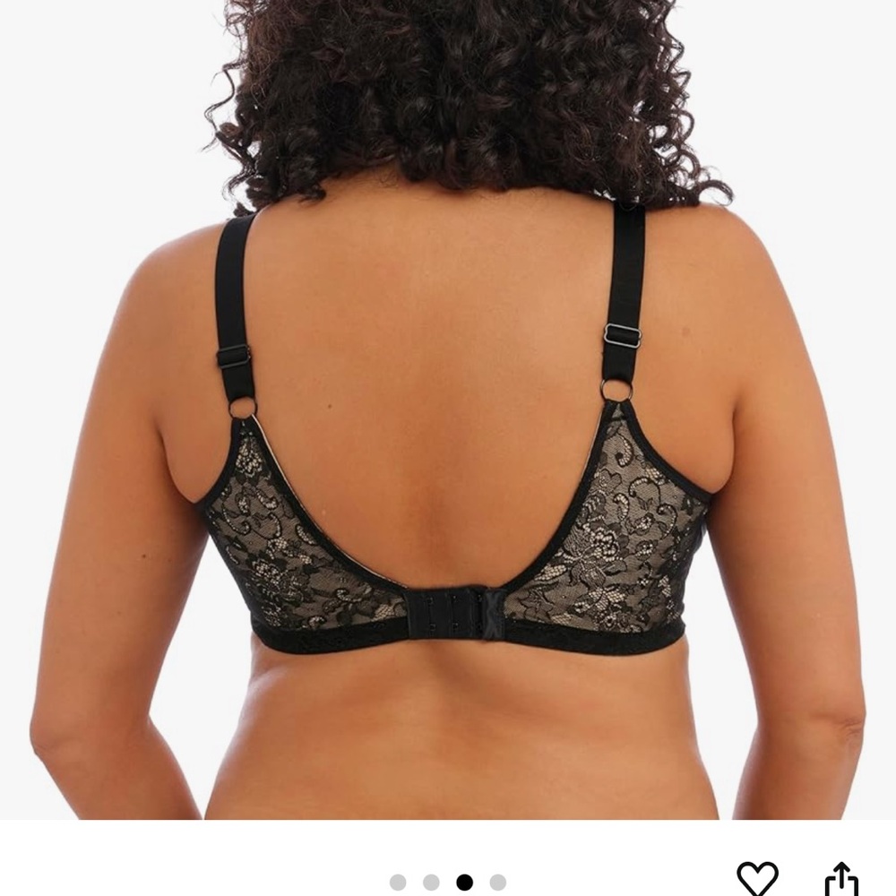 GODDESS Yvette Black Underwire Bra 48DD NWT - Picture 3 of 5